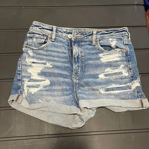 American eagle denim mom short